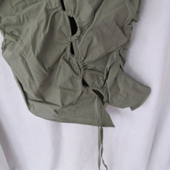 NWT PrettyLittleThing Lace Up One Shoulder Tank Top - Picture 14 of 16